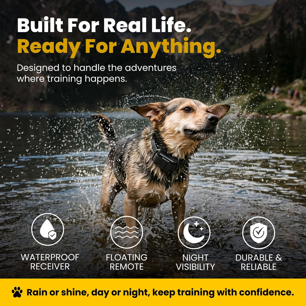 Waterproof Dog Training E Collar with Remote V27815