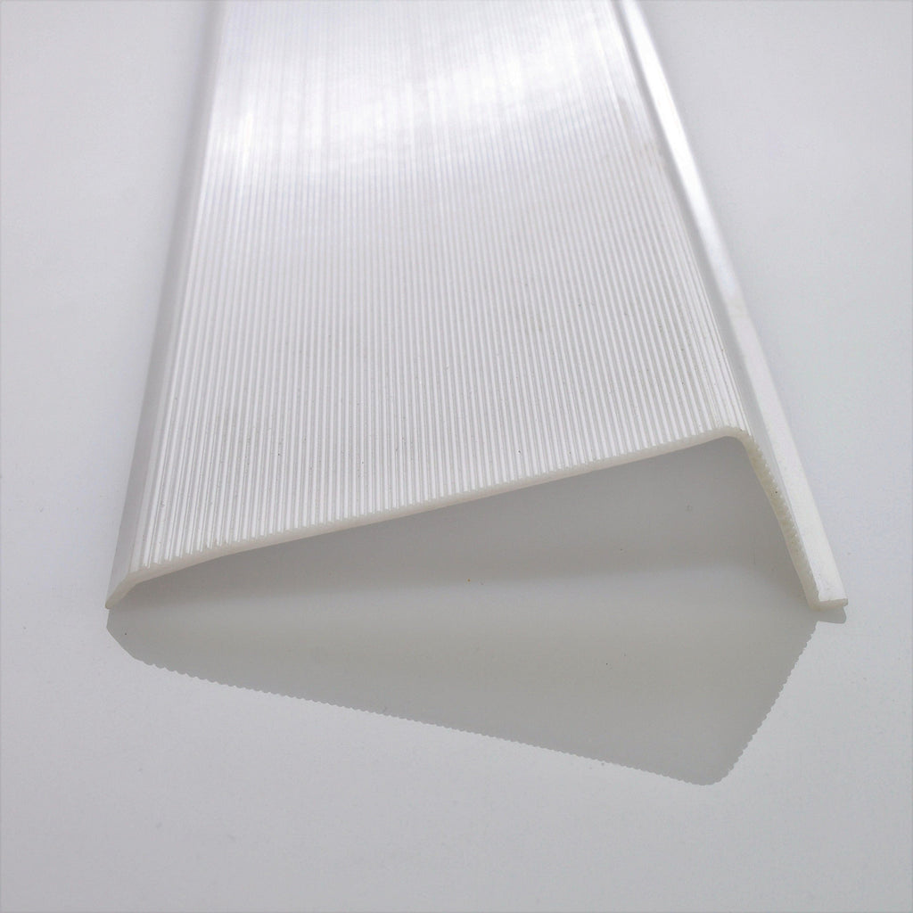 White Ribbed Acrylic Diffuser (L-Shaped, 24") Y80020