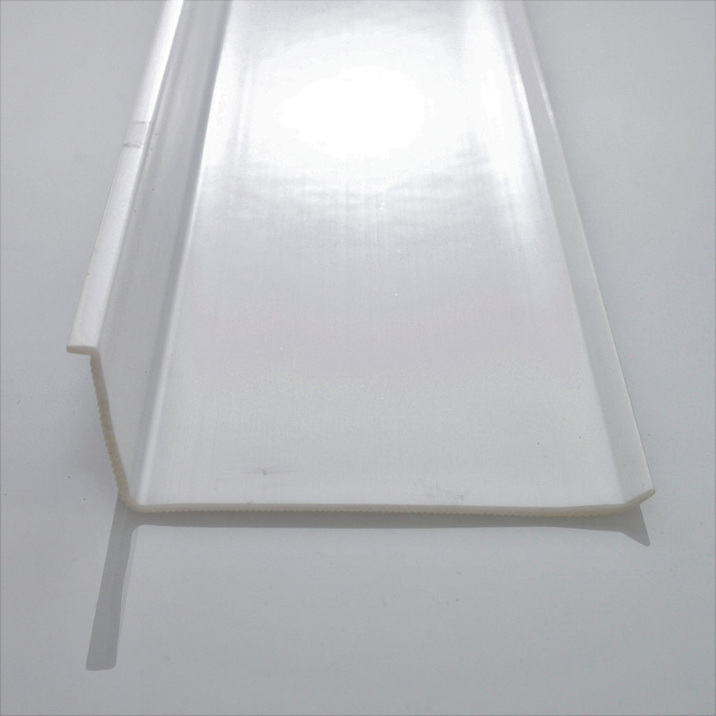 White Ribbed Acrylic Diffuser (L-Shaped, 24") Y80020